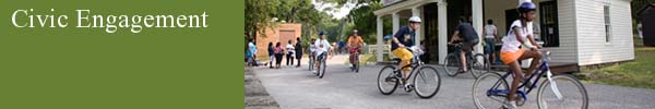 Youth biking as part of CUVA program